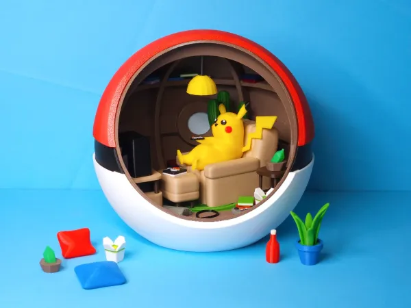 Pokémon Diorama Pokéball